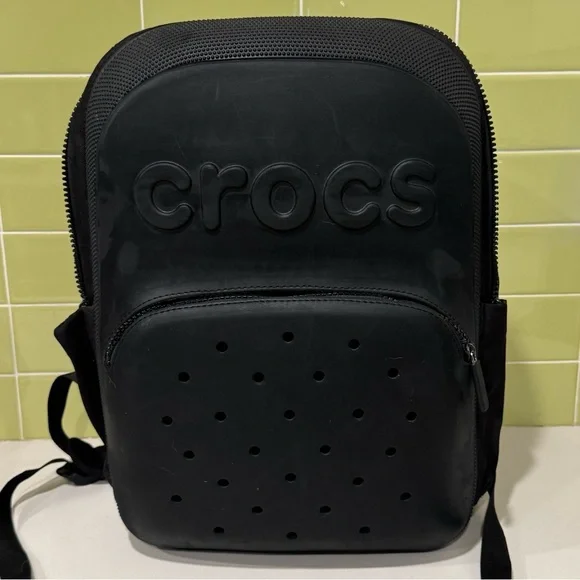 Used Black Crocs Classic Backpack - Picture 1 of 7